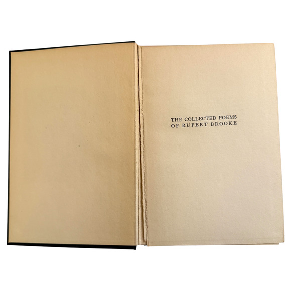 The Collected Poems of Rupert Brooke 1927 Hardcover Vintage Woodberry Dodd READ - Picture 8 of 16